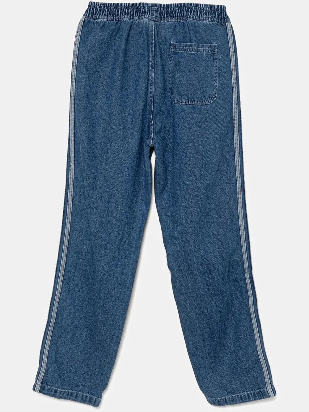 Adidas Originals Kids Denim 3-Stripes Pants Medium NWT Y2K unisex